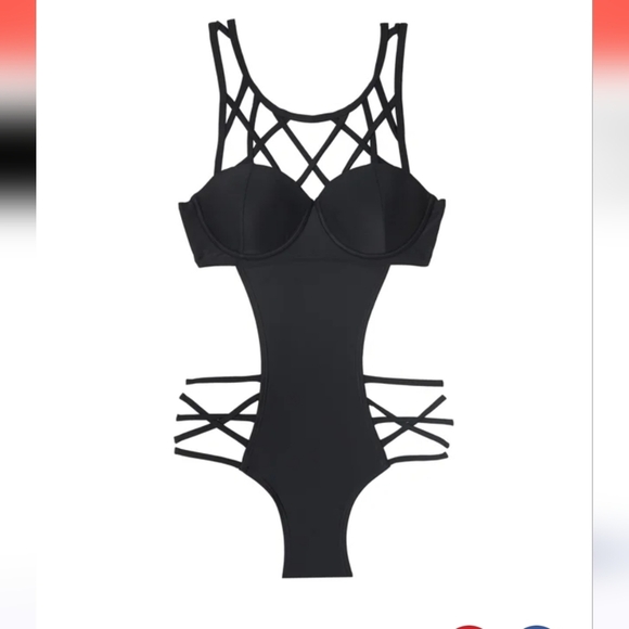 NWTs Ashley Graham x Swimsuits For All Liaison Stringy Swimsuit - Picture 3 of 4